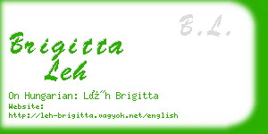 brigitta leh business card